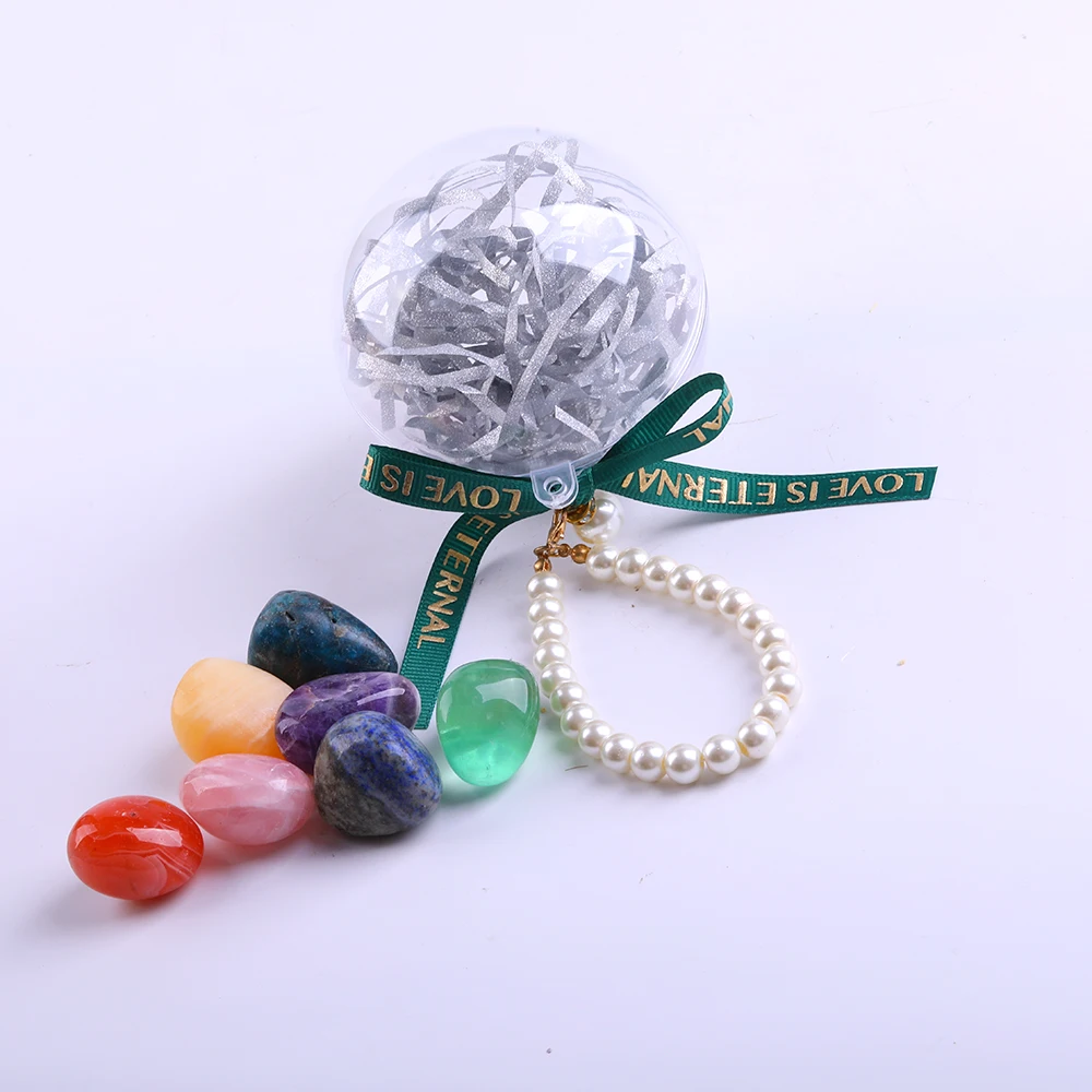 Seven Chakra Stone 7 Colors Set Yoga Chakra Irregular Reiki Healing Crystals Stone Polished Individual Stones House Decor