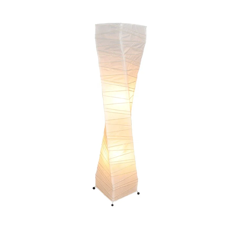 Wholesale sofa beside lighting red heart printed home decoration standing paper floor lamp