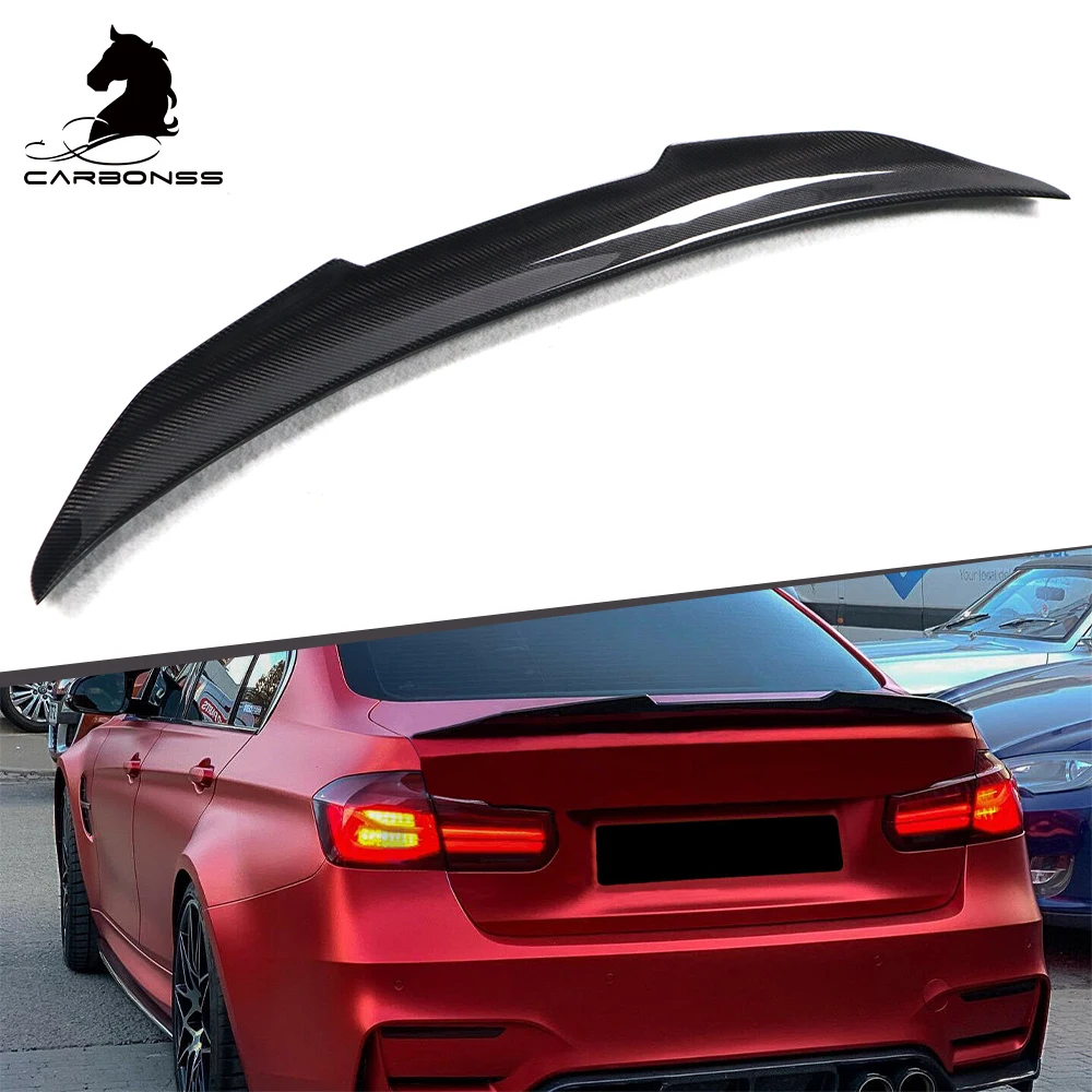 G30 Rear Spoiler Real Carbon Fiber Spoiler For BMW 5 Series G30 PSM Style Car Rear Trunk Spoiler 2017+