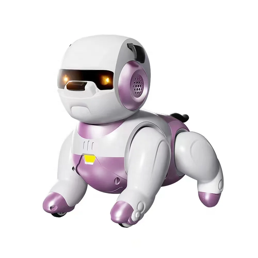 Зилл Электрический Интеллектуальный робот собака сенсорный Голосовое управление взаимодействие трюк Танцующая B/O Робот игрушки для детей