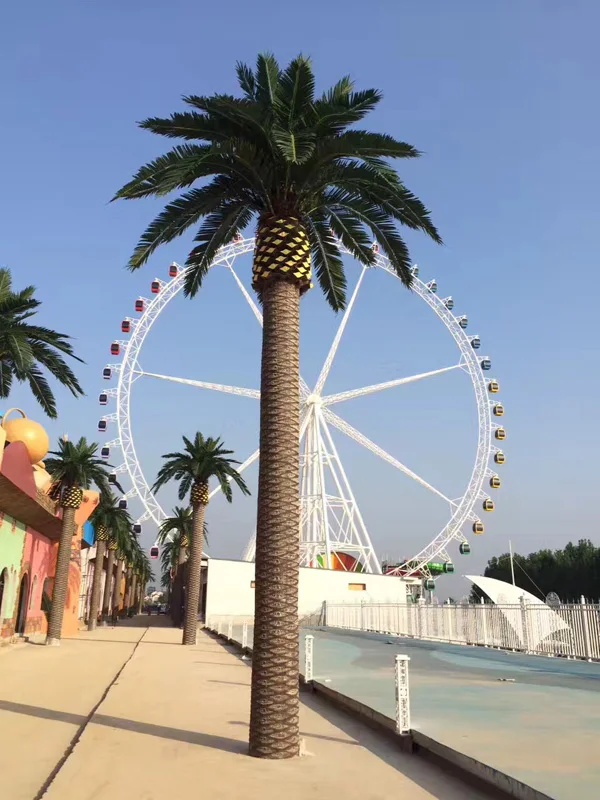 Guangdong Manufacturer Wholesale Cheap Price Tropical 2m 3m 4m 5m 6m 7m 8m 9m 10m 20m Fake Coconut Tree Artificial Palm Trees