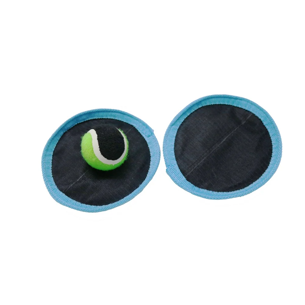 new arrival soft neoprene sticking school playing kids catch ball set game