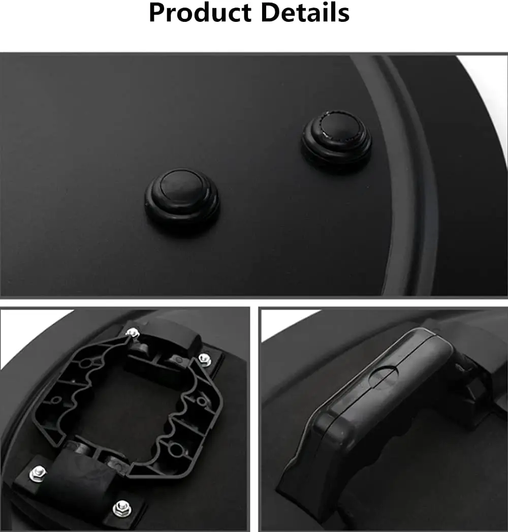 В наличии в США алюминиевый сплав круглый щит черный металлический защитный корпус удерживающий на руку