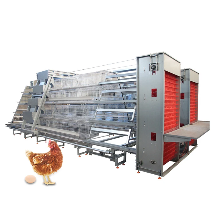 100000 Automatic H Type Laying Hens Galvanize Wire Chicken Layer Cage Poultry Farming