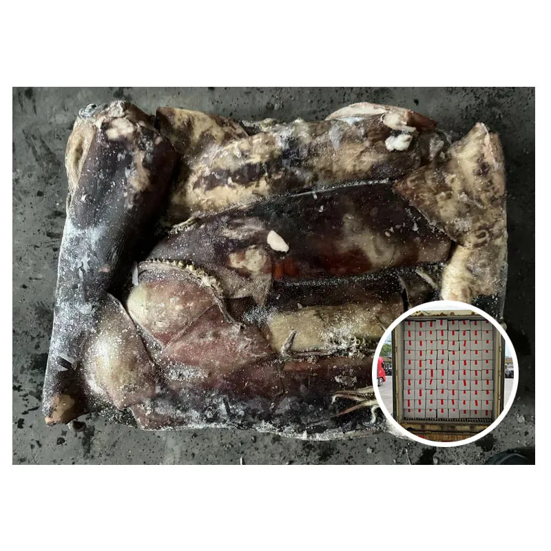 Wholesale Woven Bag Whole Round Peru Squid Dosidicus Gigas Frozen Giant Squid