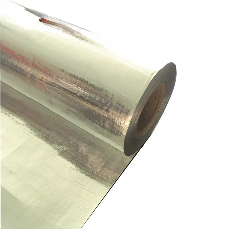 packaging aluminum foil composite reflective mylar pet film in roll