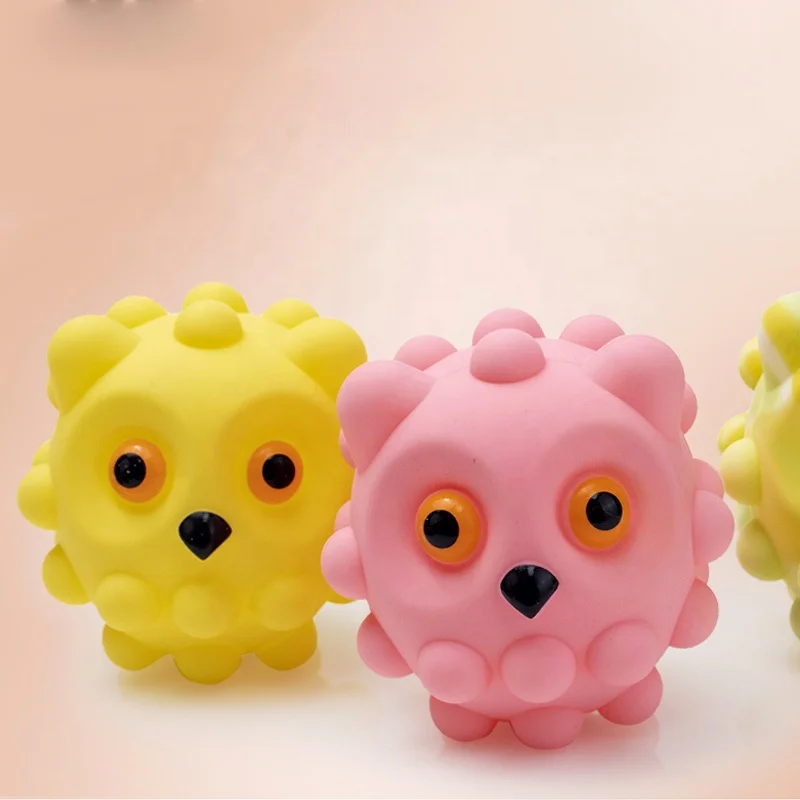 New Hot Sale Push Squeeze Bubble Toys Balls Silicone Reliever Bobble Sensor marbles finger grip ball decompression ball