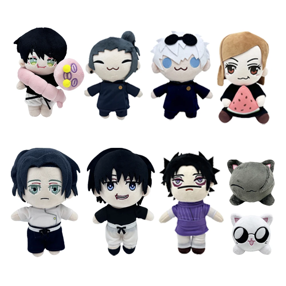 Custom Anime Figure Jujutsu Kaisen Plushie Manga Stuffed Soft Toys Gojo and Geto Plush Doll