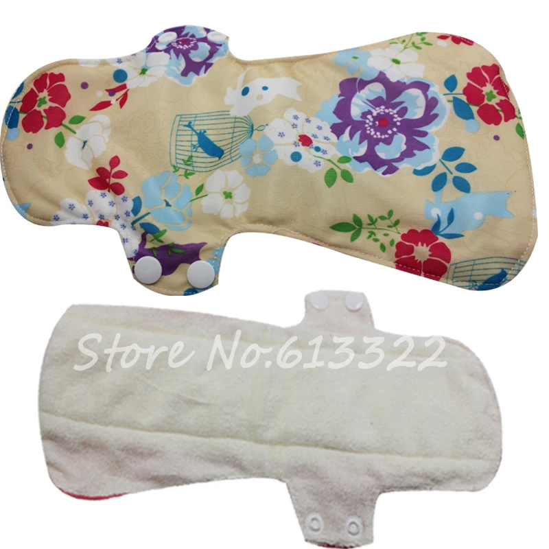 
Wholesale Free Bamboo Maternity Sanitary Pads Reusable Lady Menstrual Pads Washable 