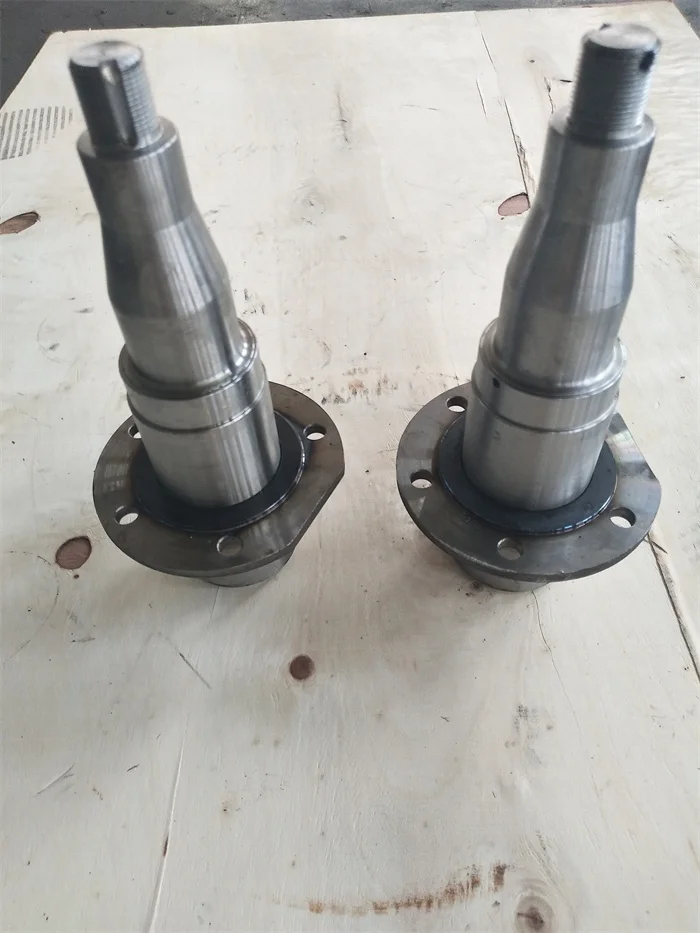 Manufacturer Semi Trailer Steering Axles Straight Spindle For Accessories Parts