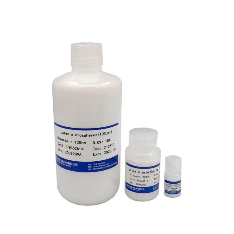 10mL 100nm Latex-Enhanced Immunoturbidimetry Test Polystyrene Microspheres Carboxyl Microspheres