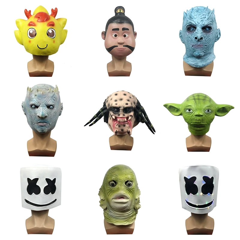 Customizable Halloween Cosplay Marvel Character Mask Halloween Cosplay Horror slayer Mask