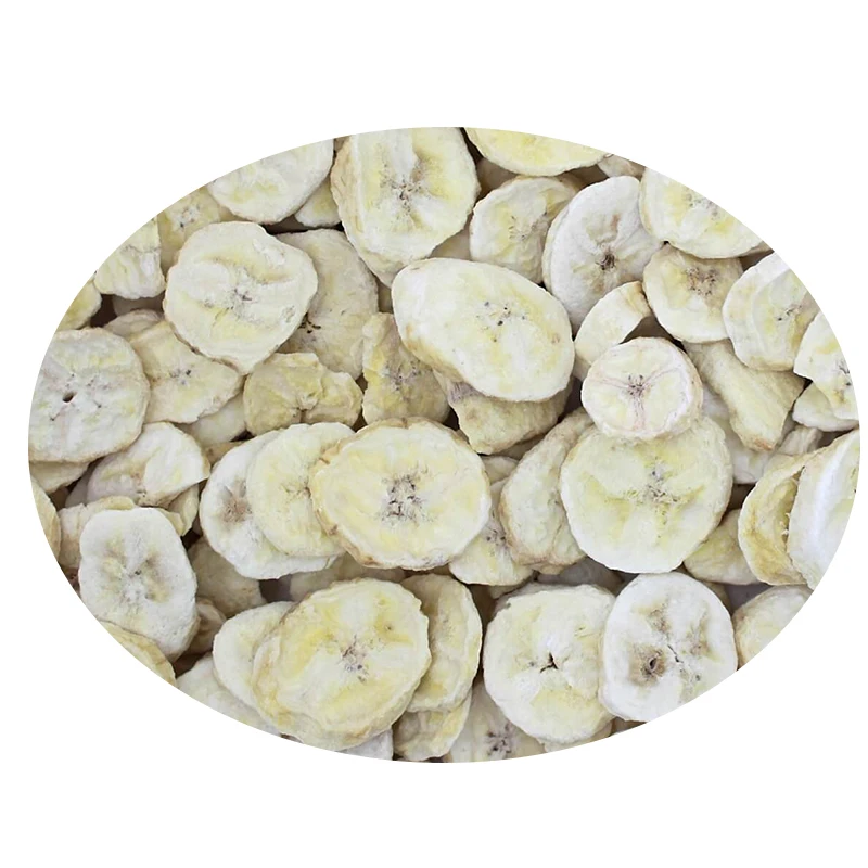 Hot Selling Bulk Price Sliced Freeze-Dried Banana Crispy Dry Banana Fruits Dried Strawberry Fruit