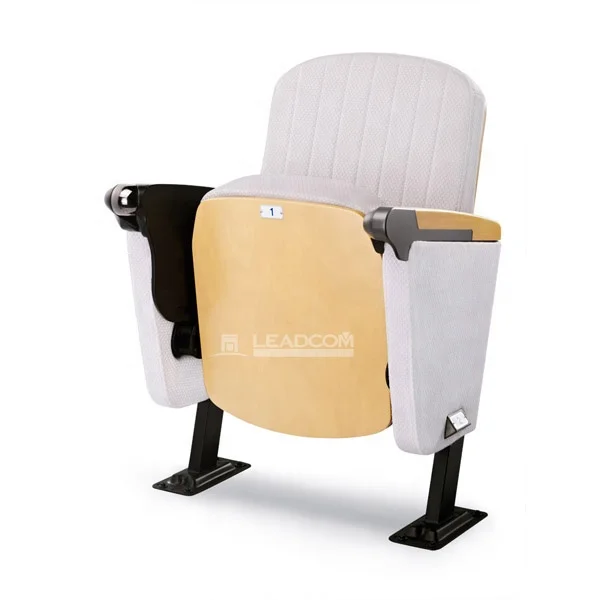 Leadcom school lecture hall furniture with writing tablet LS-6618T