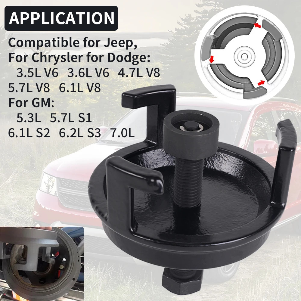 25264 Harmonic Balancer Puller Crank Pulley Puller Removal Tool for Jeep Chrysler GM Dodge