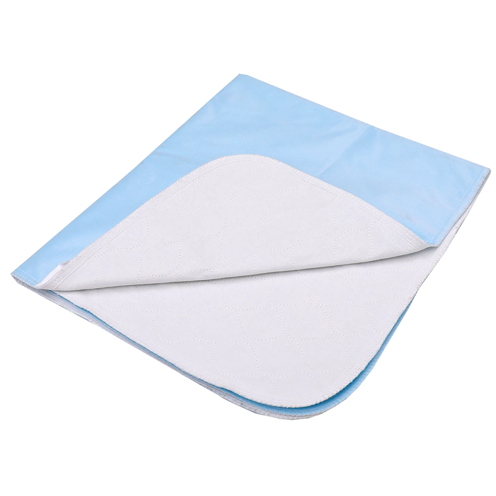Washable Adult Incontinence Pad Absorbent Reusable Diaper Pad Washable Bed Pad