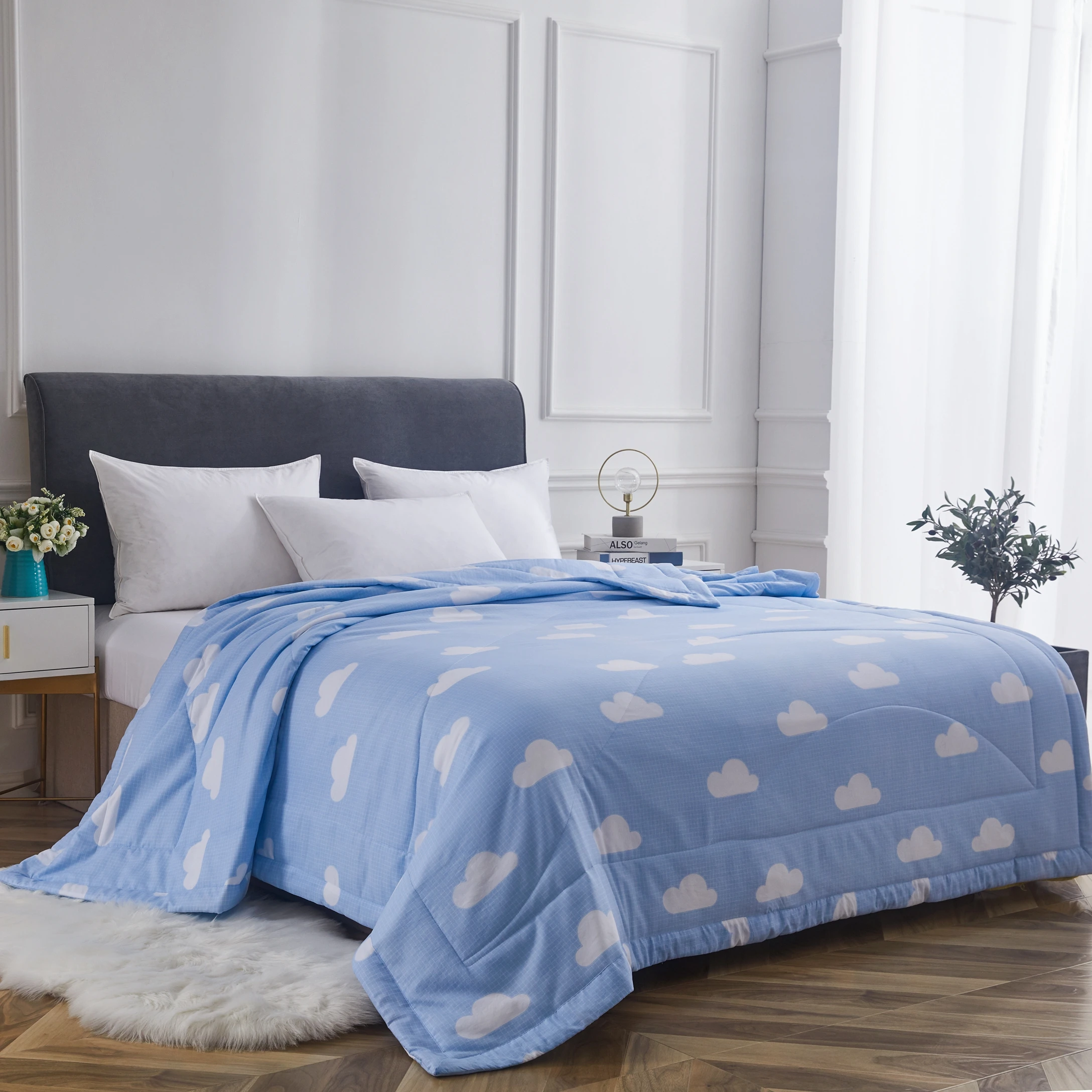 korean style spring summer quilted bedding bedspreads 100% cotton duvet comforter quilts