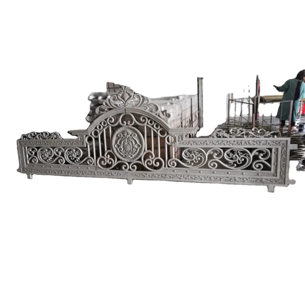 Garden Gate Metal Stainless Steel  Aluminium Gates High Security House Main Aluminium Gates High Quality luxury fence wall gate