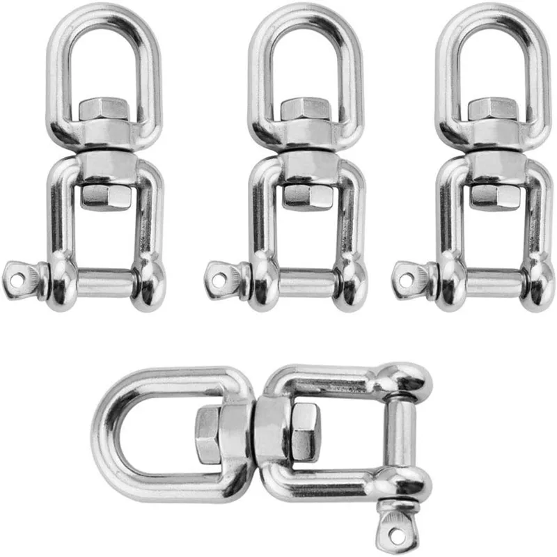 Rigging Hardware Stainless Steel  Commercial Longline Fishing Swivel Shackle