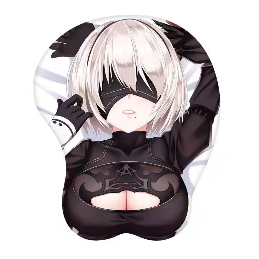 Custom Printed Sexy Male Mouse Pads anime boob ergonomic gaming mouse pad  breast custom mouse pad with wrist rest