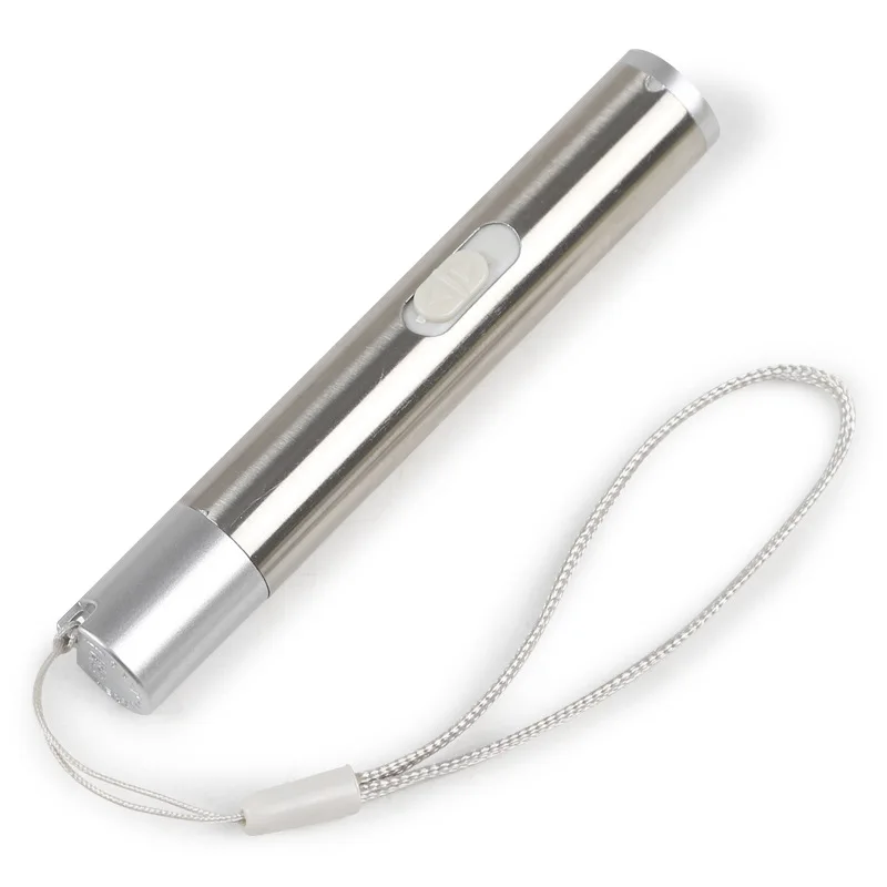 Cat Laser Toy Pen Interactive Toys for Indoor 7 Switchable Patterns Long Range 3 Modes Training Exercise Chaser Toy  USB