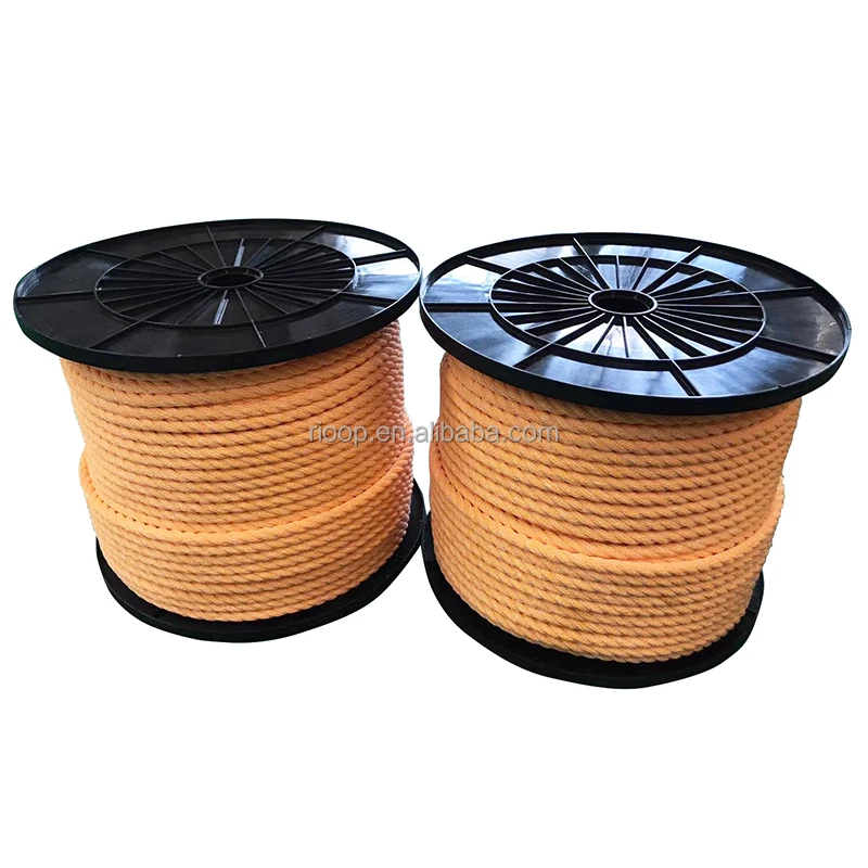 Rope Supplier Synthetic Fiber Rope Tensile Strength 3 Strand Twist PP Polyester Nylon Fishing Packing Package Rope