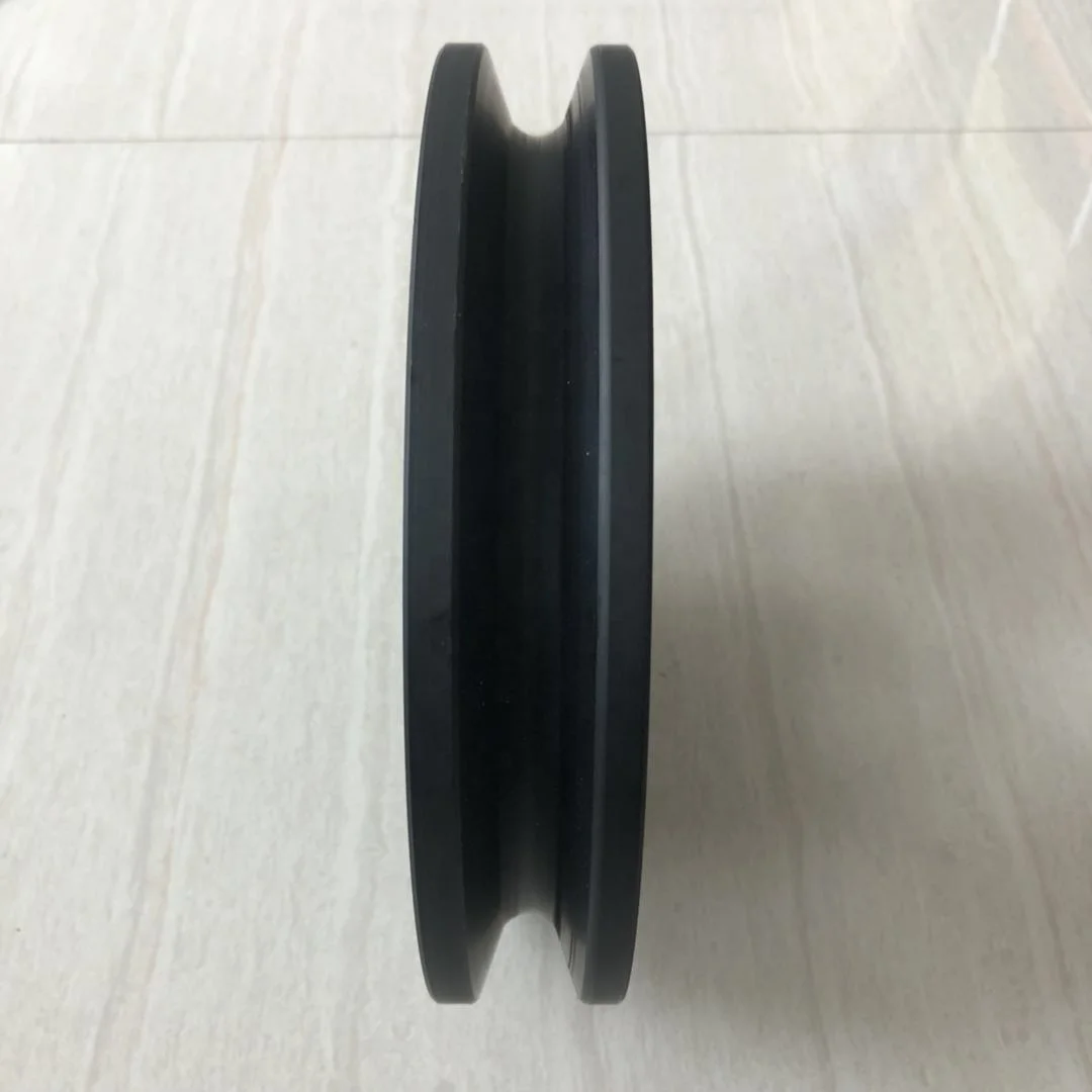 excellent toughness round nylon pulley wheel cast nylon pulley