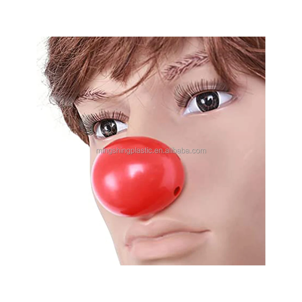 Low MOQ Character Tricks EN71 BSCI Novelty Jokes Gag Gift Plastic Clown Nose - Easy Clip Style Toy Gift Set