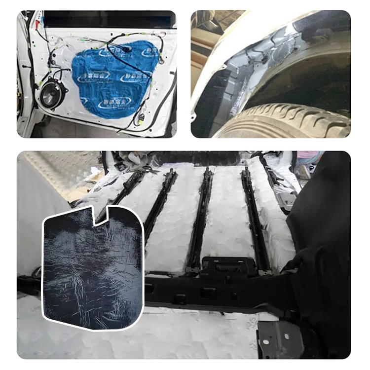 Factory direct sales of the best butyl damping sheet simple operation butyl rubber car shock absorption and sound insulation