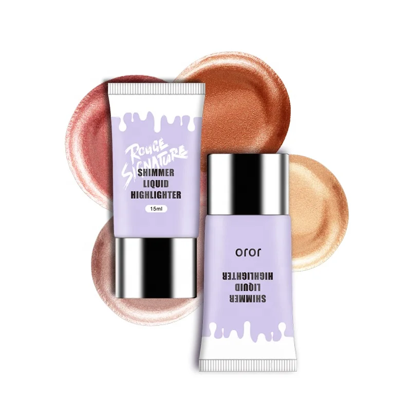New Cosmetic Highlighter Liquid Face illuminator Makeup Glow Cream Private Label Body Brightening Highlighter