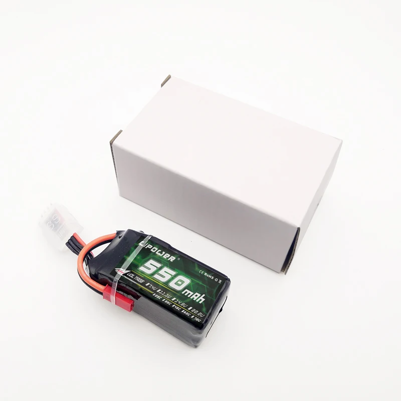 Cheap Price 550mah 11.1V 22.2V 35C Mini UAV FPV Quadcopter Drone Battery Free Sample 550mah Drone battery With T/XT60 Connector