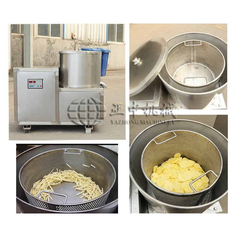 Hot Sale Cheap Centrifugal Vegetable Potato Chips Dewatering Deoiling Machine
