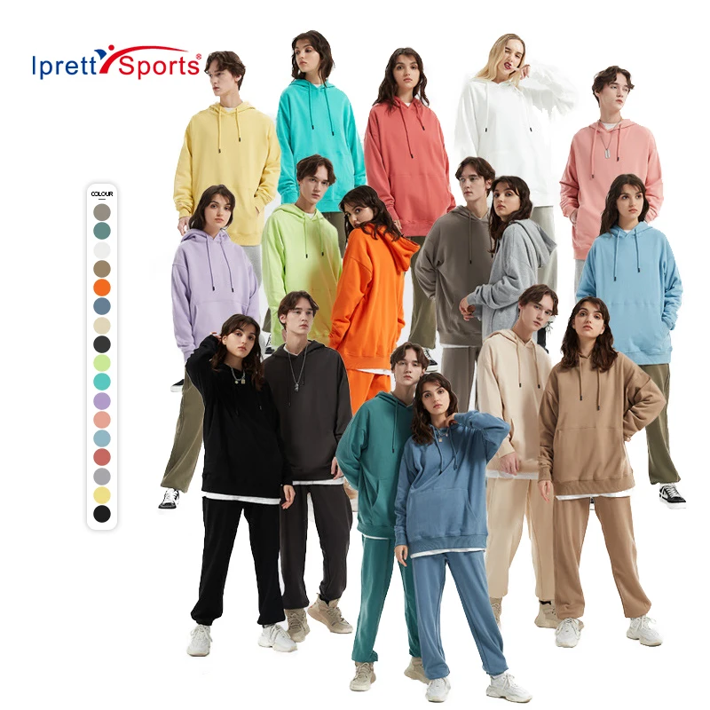 Новинка нет минимального заказа оптовая продажа осенняя толстовка унисекс из 100% хлопка для пар пустая Молодежная мягкая спортзала в повседневном стиле