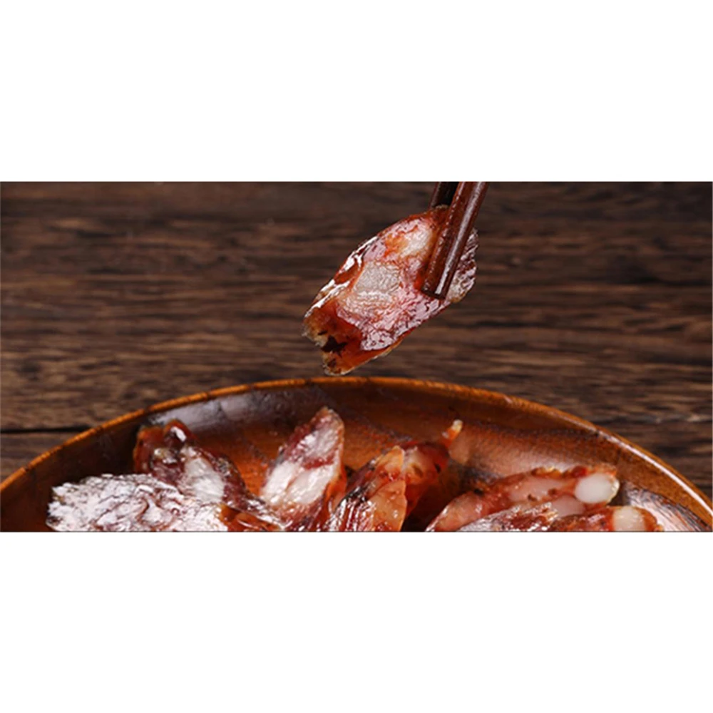 Farmhouse Made Cantonese Salt Pickled Pork Sausage Tangerine Peel Sausage For Food