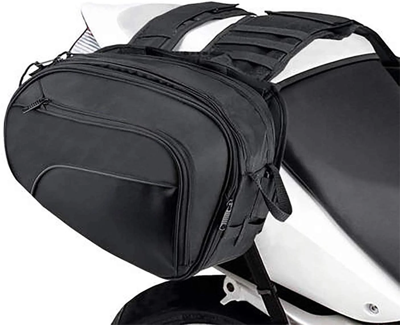 
Customized Universal Reinforced Cordura Halley Travel Bag Motorcycle Saddlebag for Sports Bikes 