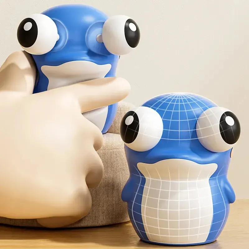 Huiye Marine Animal Pop Eyes Toys Soft Silicone Anxiety Relief Squeeze Toy Good Quality Cartoon Fidget Toys for Kids Party Gifts
