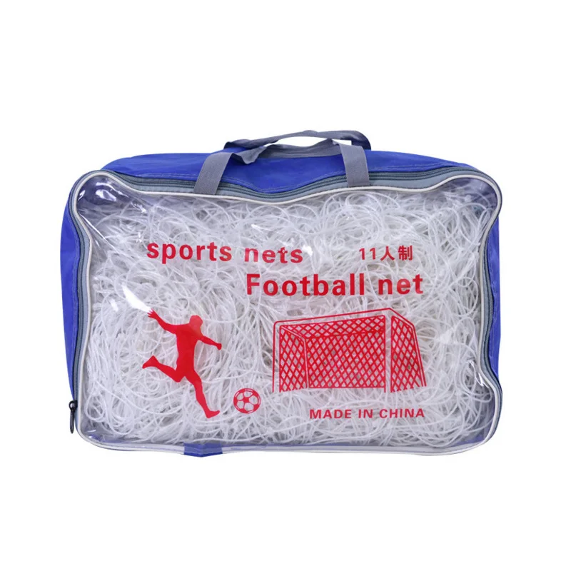 Guangzhou factory direct 11 players soccer ball goal  sell custom your own logo football net match for net for sale