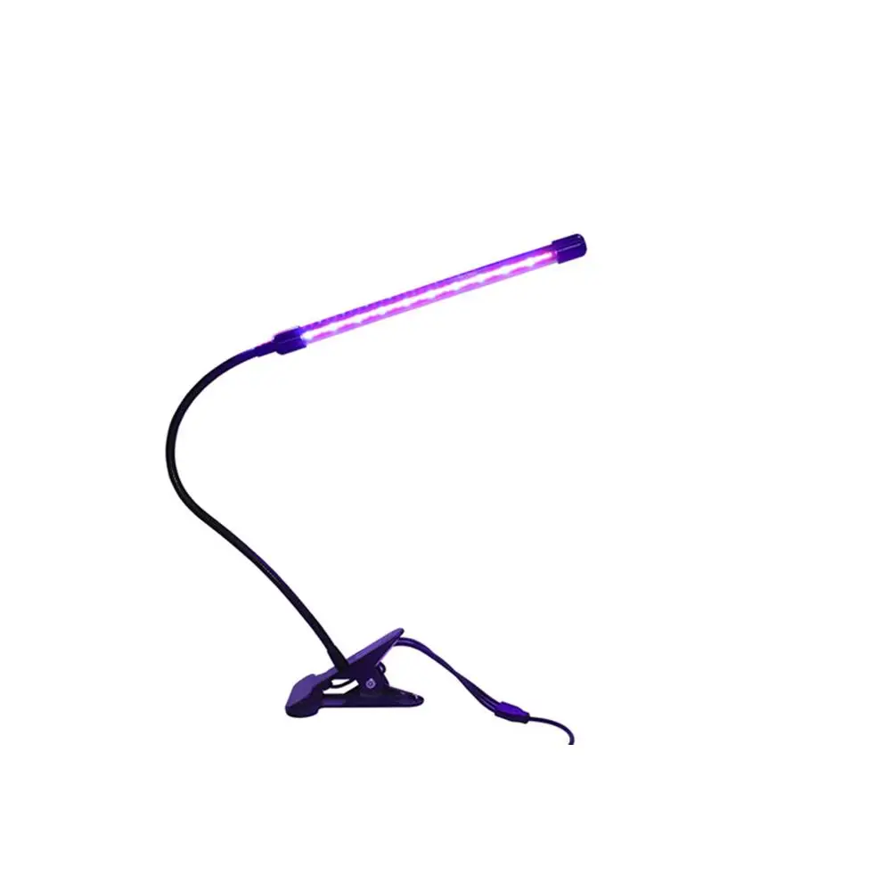 
Amazon Top Seller 3 Triple Head Gooseneck Clip Desk Plant LED Grow Light for Microgreens 