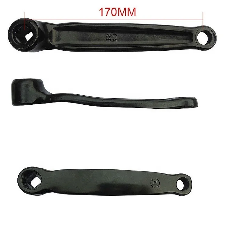 170mm steel Bike Crank Arm Bicycle Crankset Mountain Road Bike MTB Road Mountain Left Single Chain Crank
