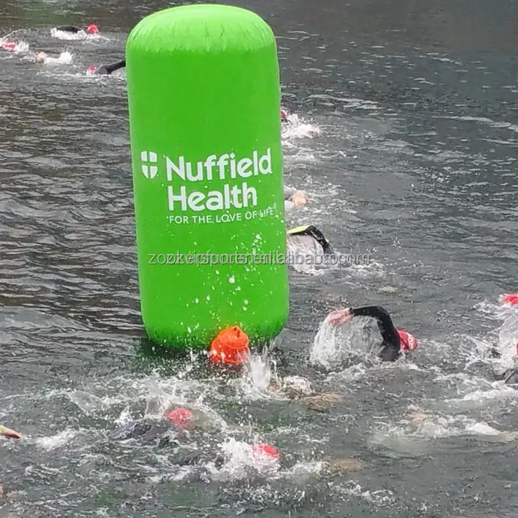 High Quality Inflatable Cylinder Buoy, Inflatable Swim Buoy For Water Sport Game