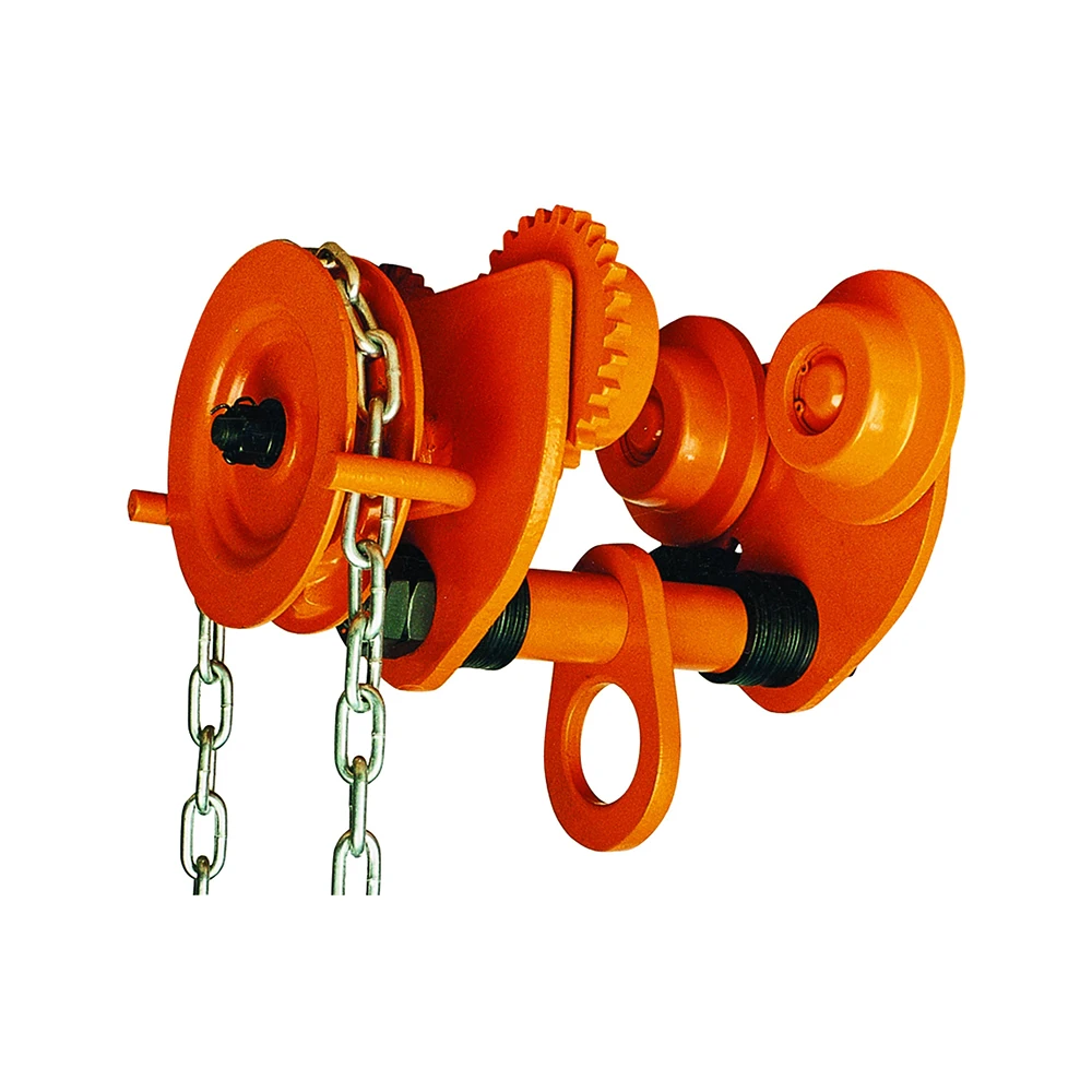 
Hot Sale At Low Prices Orange/Red/Any Color Plain Beam Geared Trolley 0.5-10ton for 