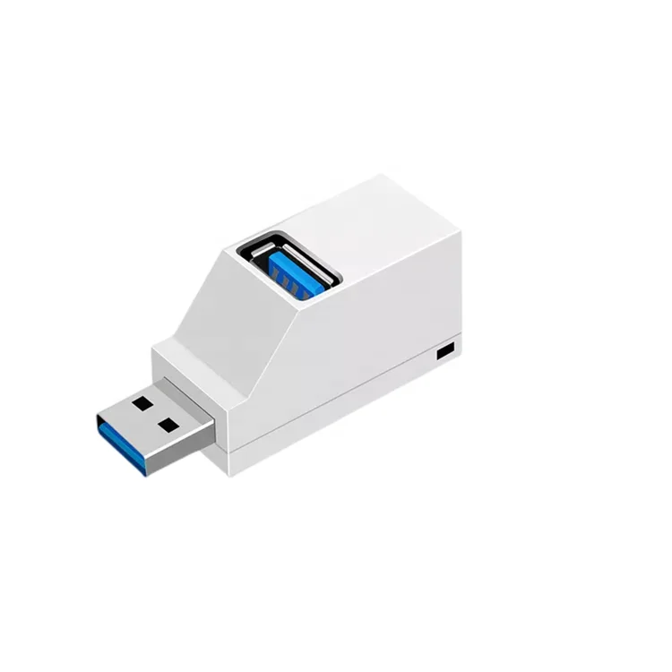 Mini  USB 3.0 HUB Adapter Extender  3 Port Splitter for PC Laptop Macbook  High Speed U Disk Reader