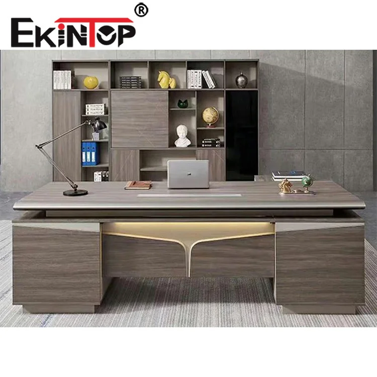 Latest modern design cheap price secretary mdf wooden staff executive office table photos