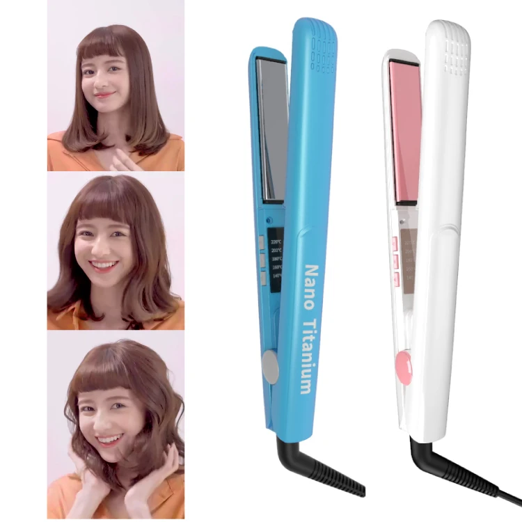 Private Label  OEM lisseur boucleur the original iv hair straightener mini plancha de cabello ceramic titanium flat iron