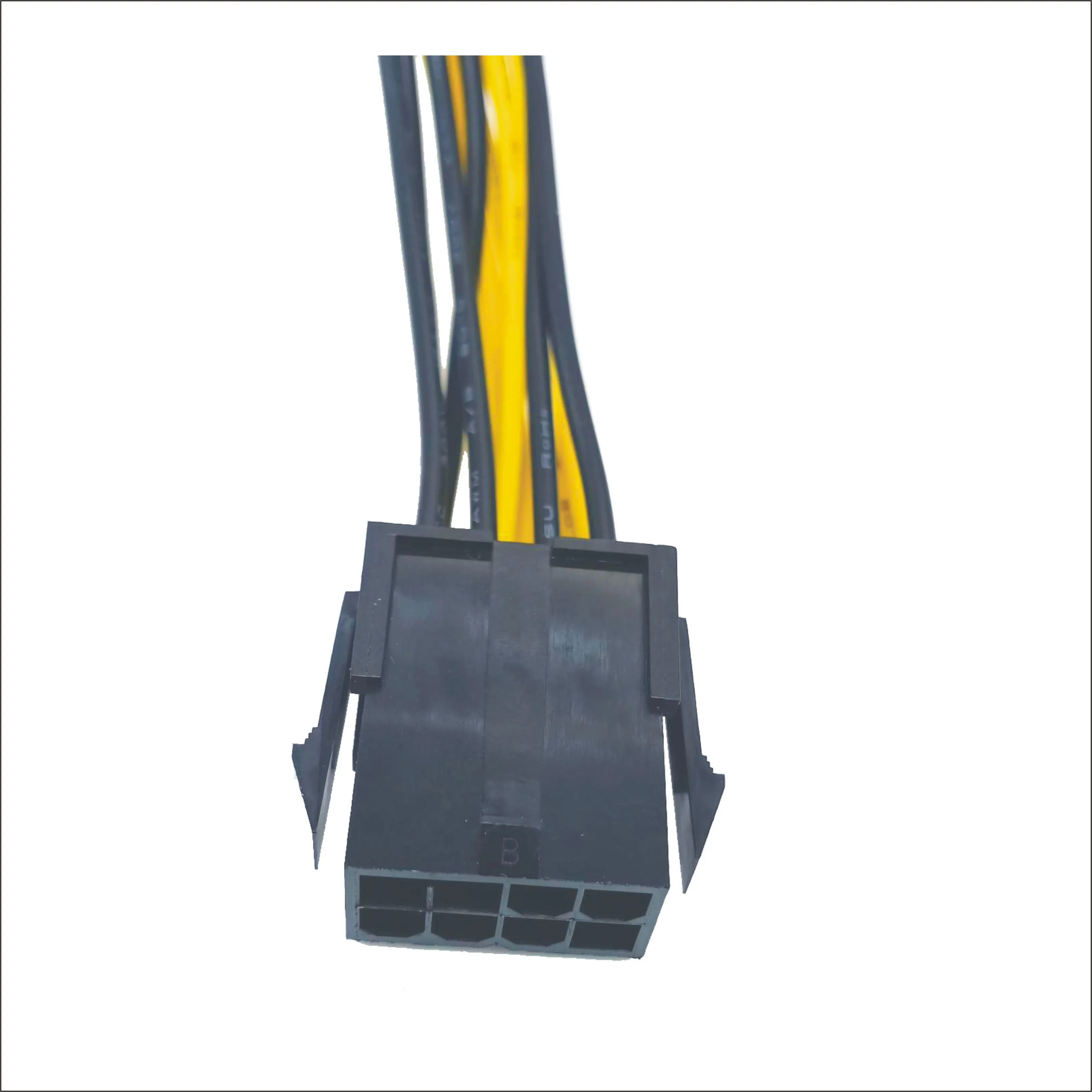 6 + 2-контактный штекер корпуса слайд-рельса дизайн pcie 8pin штекер-двойной 8pin(6 + 2) разъем питания Y разветвитель Кабель