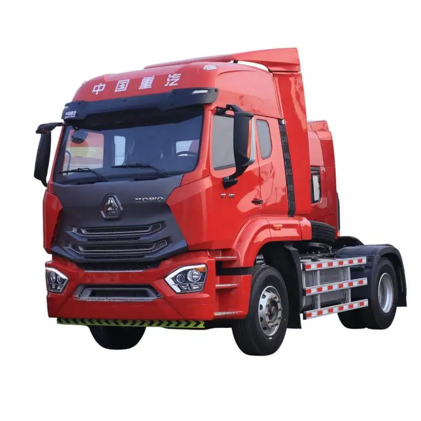 Used Howo N7 Tractor Truck Manual Transmission Configuration Weichai Engine 400 Horsepower Euro 5 Emissions Used Truck