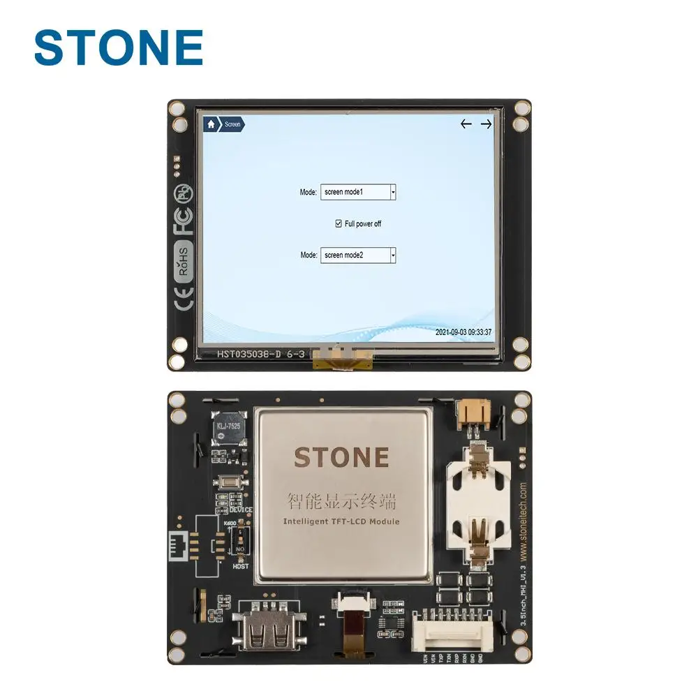 STONE 3.5 inch tft lcd monitor with 30000 hours service for industrial HMI