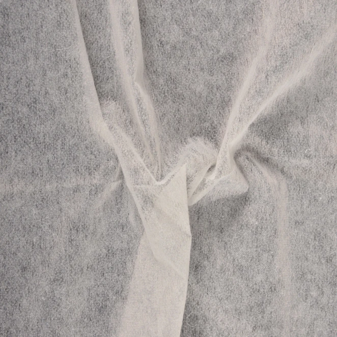 100% Polyester Nonwoven Fusing Interfacing 25Gsm Double Dots Non-Woven Interlining Fabric