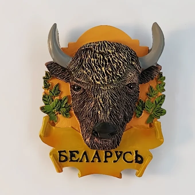 Factory Direct Customizable PVC Resin Refrigerator Sticker Modern Design with Magnetic Style for Russian Tourism Decorations