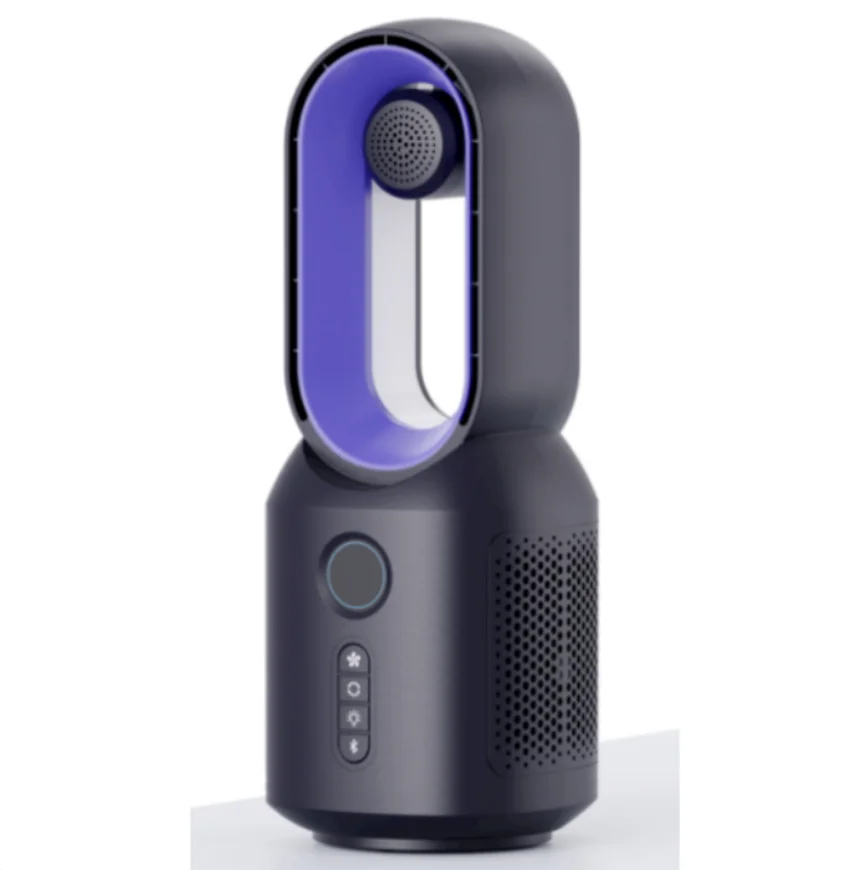 Bluetooth-динамик со светодиодным дисплеем, перезаряжаемый портативный охлаждающий Электрический вентилятор для детей и домашних животных с низким уровнем шума